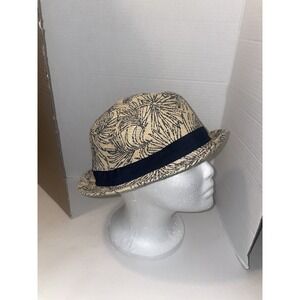 NEW H&M Men's L/60 Paper Straw Fedora Hat Woven